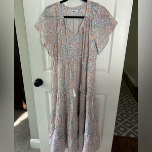In loom maxi dress